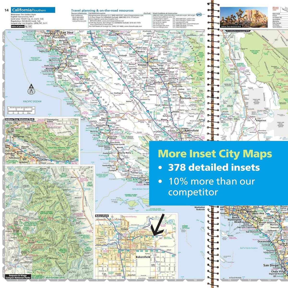 Road Atlas & National Park Guide 2027: United States, Canada, Mexico