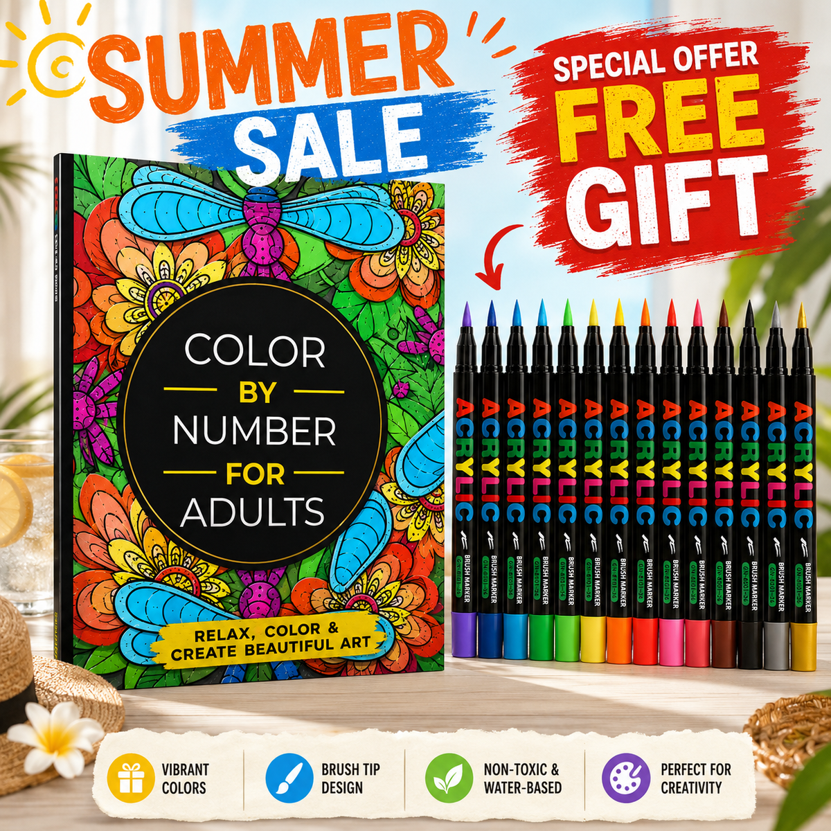 Limited Time Offer: Color By Number Coloring Book