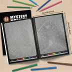 Mystery Mosaics Color by Number Coloring Book