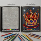 Mystery Mosaics Color by Number Coloring Book