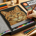 Mystery Mosaics Color by Number Coloring Book
