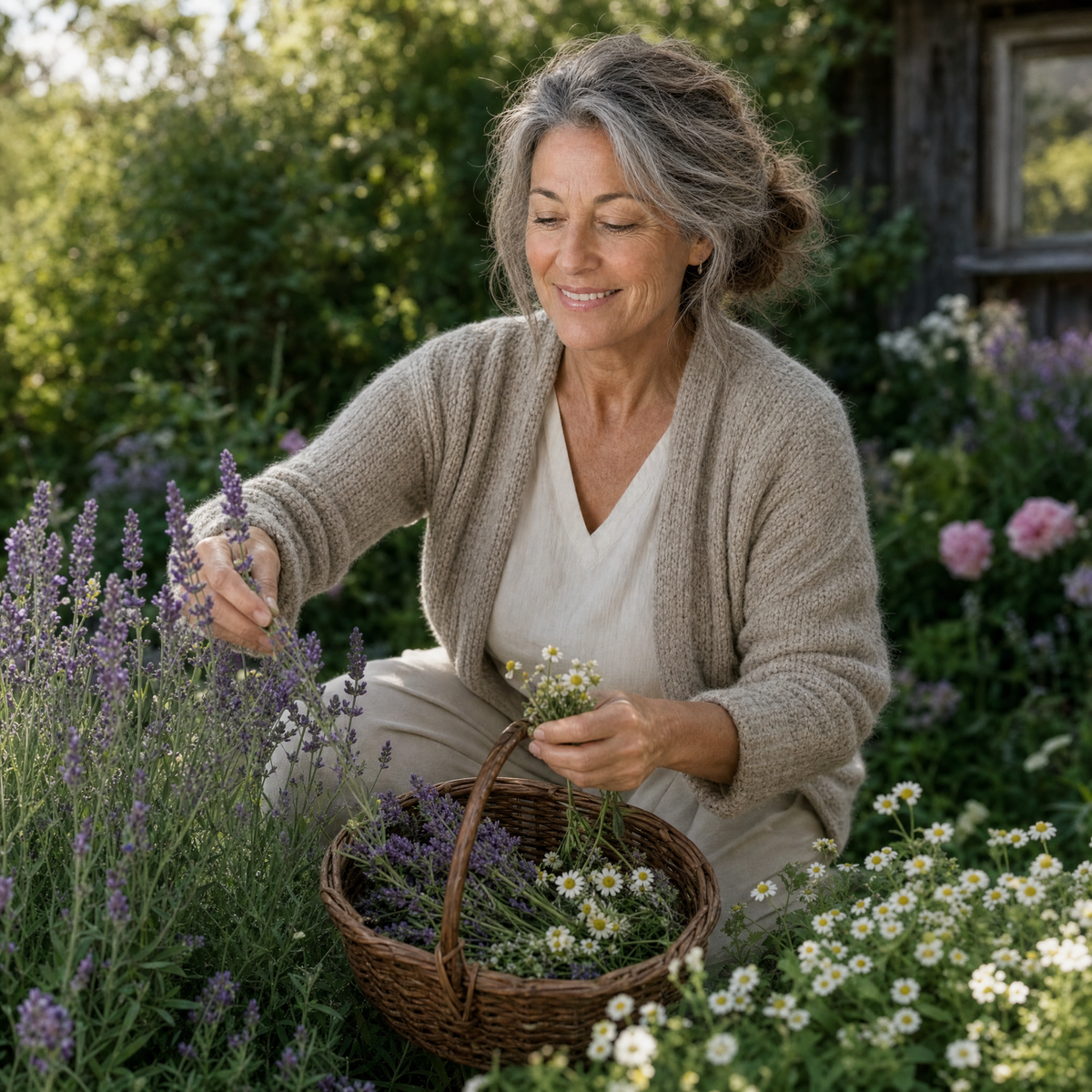 Herbal healing e-book displayed with herbs