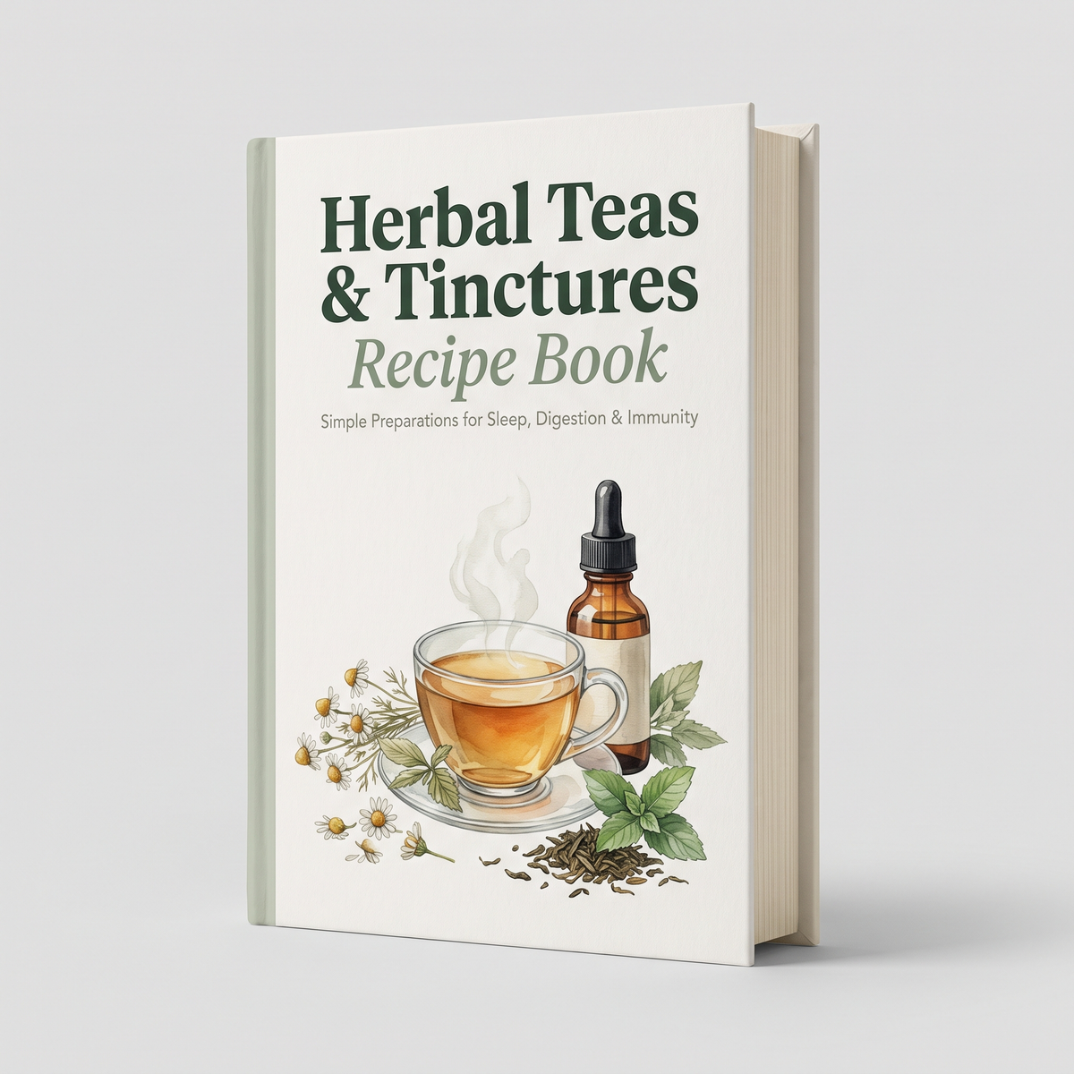 Herbal Teas & Tinctures Recipe E-Book