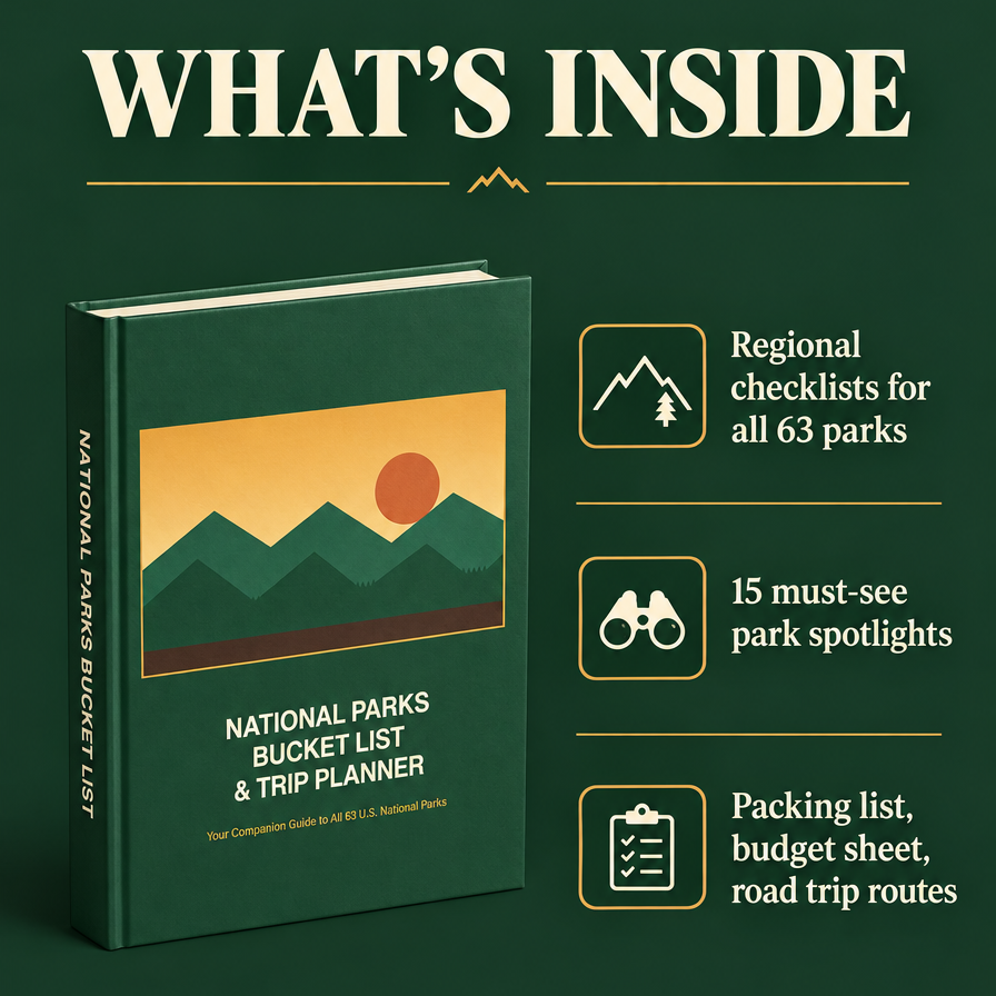 National Parks Bucket List (FREE Today)