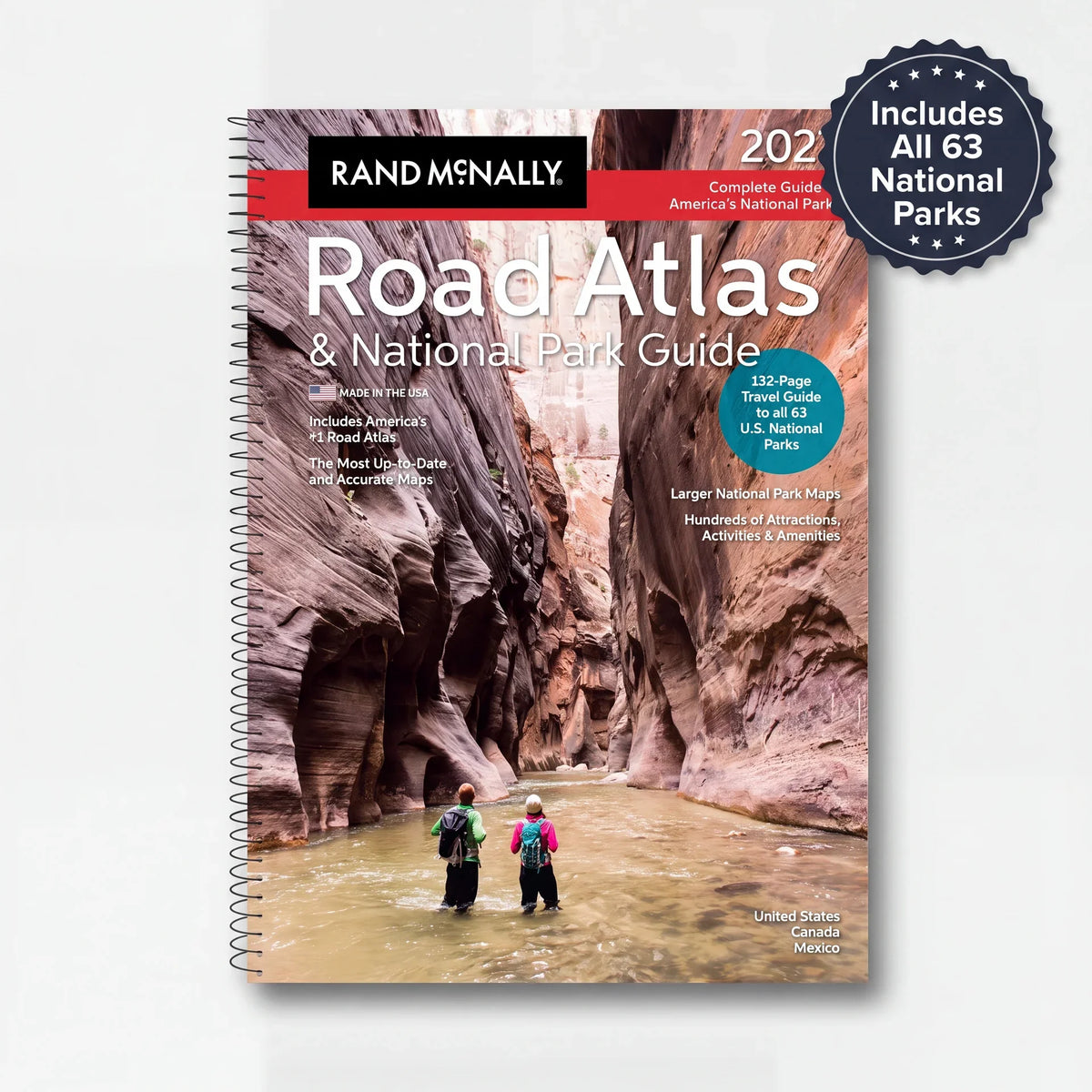 Road Atlas & National Park Guide 2027: United States, Canada, Mexico